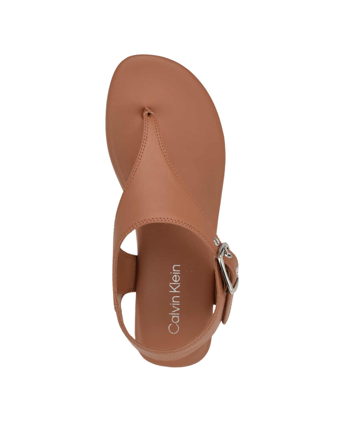 Calvin Klein Moraca Ankle Strap Sandal In Cognac