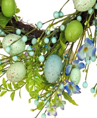 20" Flowering Easter Wreath