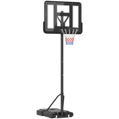 Portable Basketball Hoop, Adult Sized, 5.2-10' Adjustable Height