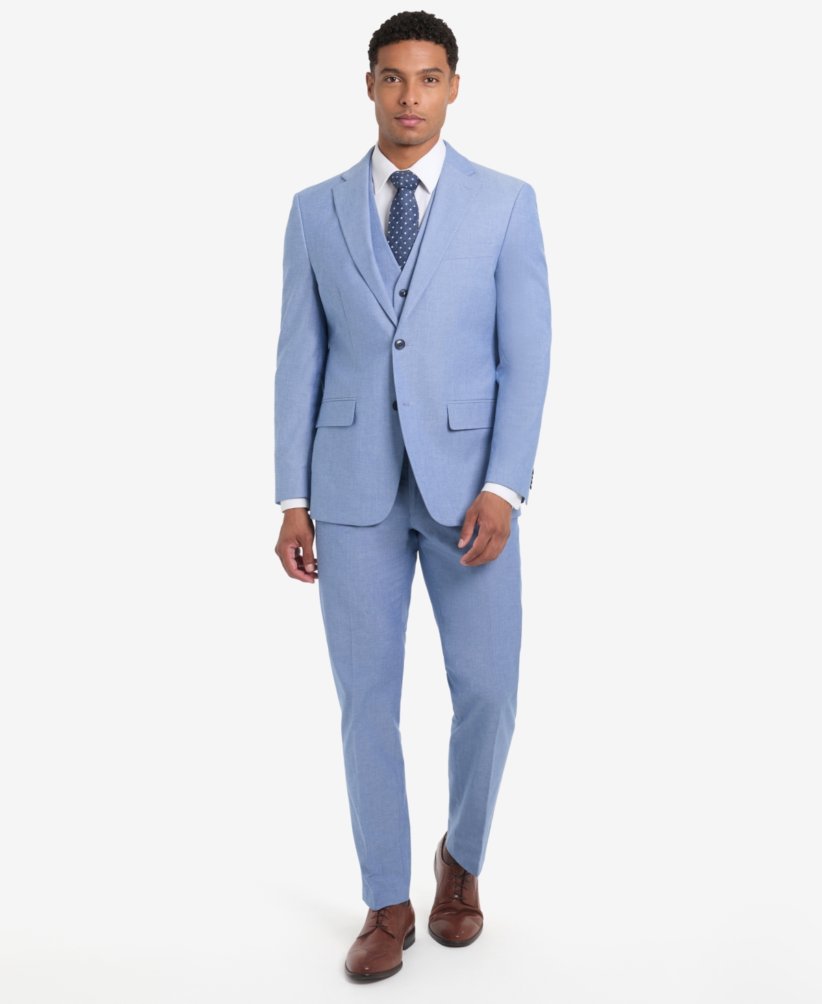 Tommy Hilfiger Men's Modern-Fit Solid Cotton Pants