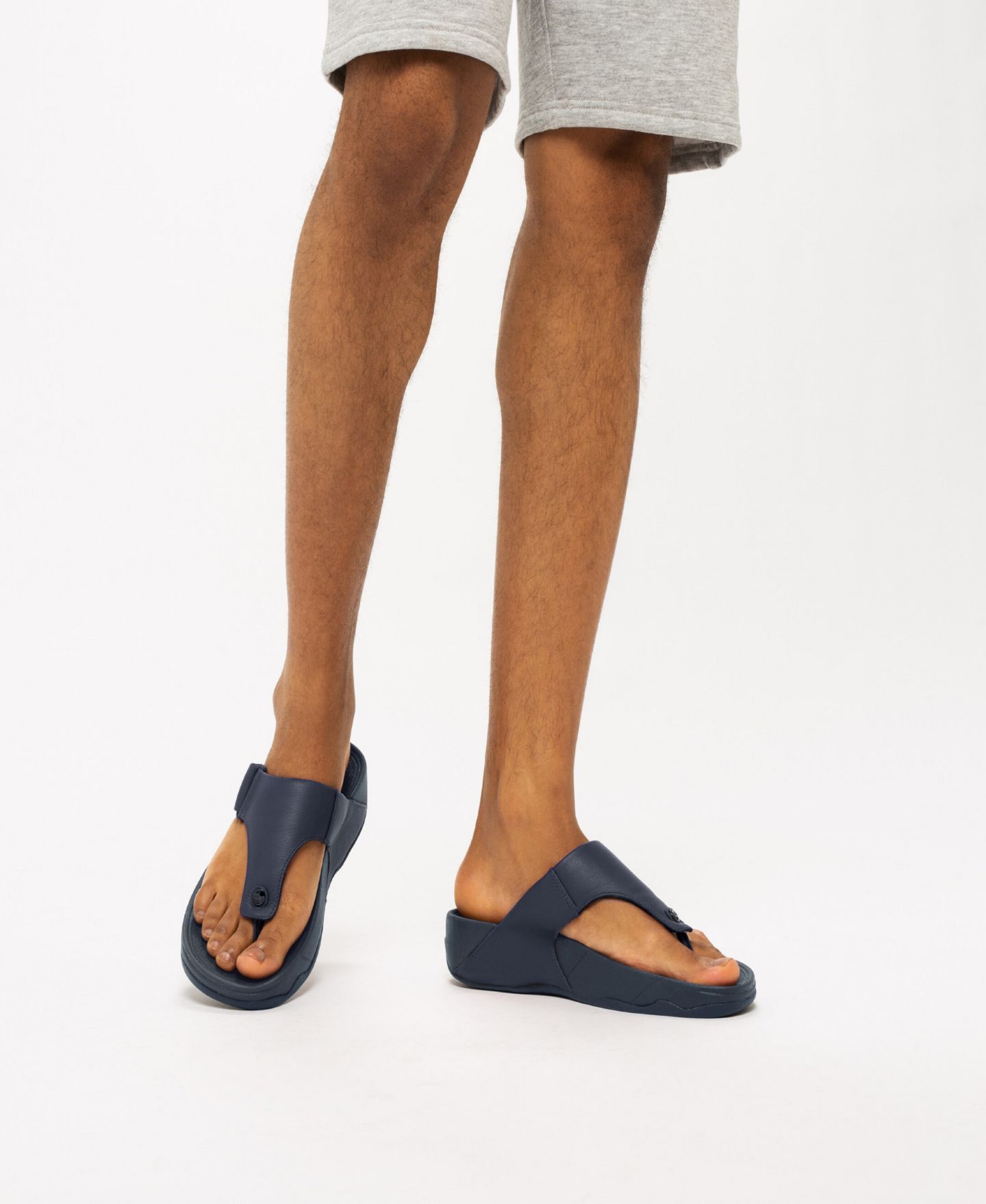 Мужские сандалии FitFlop Trakk II Leather, цвет: Шоколадный — фото 8