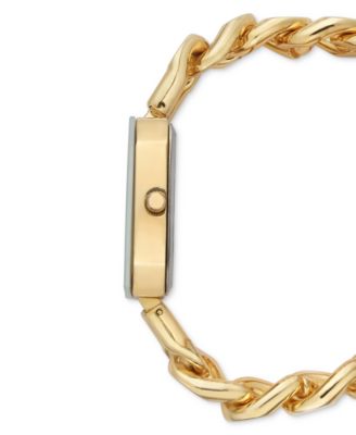 I.N.C. International Concepts Womens Gold White Strap Heart Watch Braclet Set I.N.C. International Concepts Women main image 4