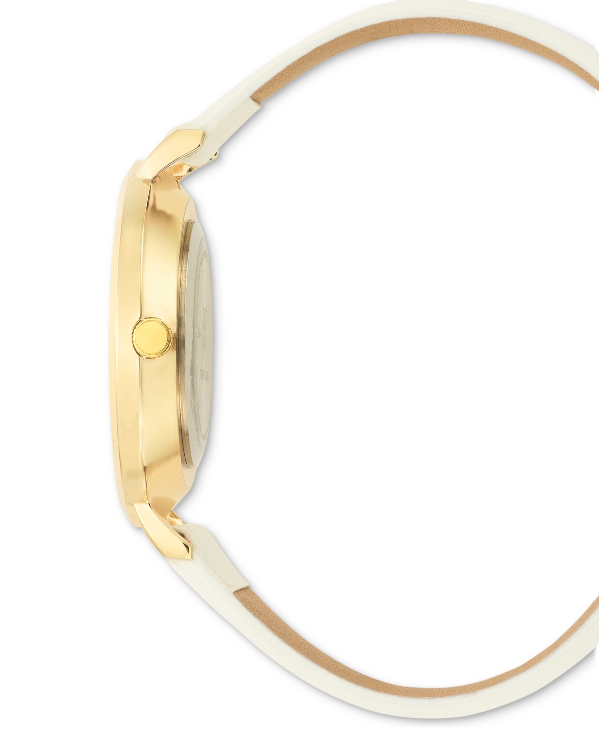 I.n.c. International Concepts Women'sStrap Watch 38mm Set, Created for Macy's - White