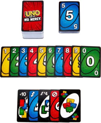 UNO Show ‘em No Mercy Card Game for Kids, Adults  Family Night, Parties and Travel