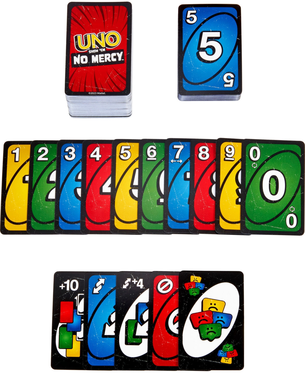 Uno Show ‘em No Mercy Card Game for Kids, Adults Family Night, Parties and Travel