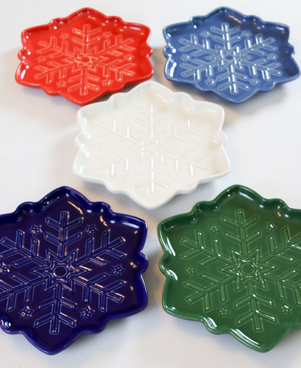 Fiesta Snowflake Shaped Plate In Sky
