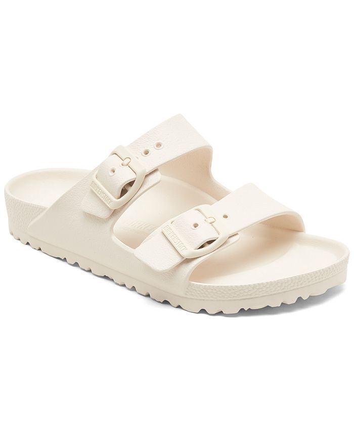 White birkenstocks macy's 2025