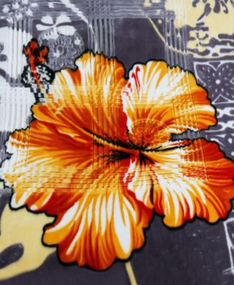 Nestl Printed Faux Mink Weighted Blanket, 9 lbs, Queen