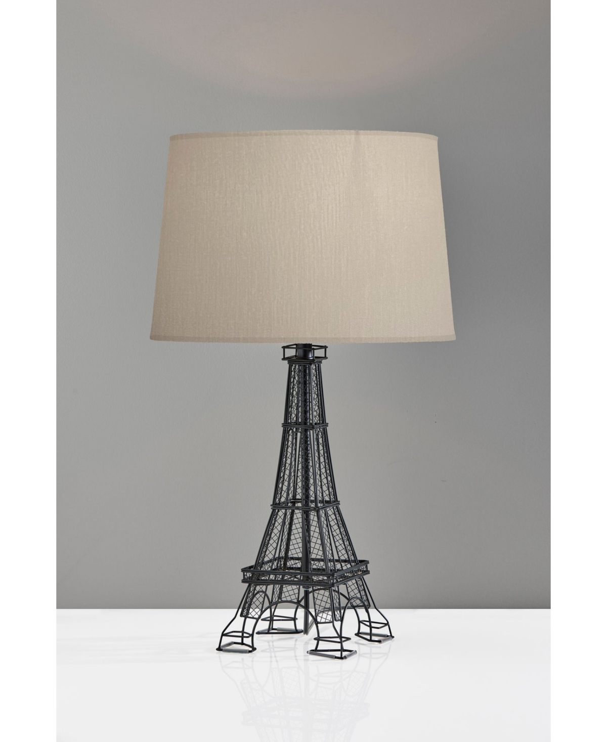 Adesso 25.5 Eiffel Tower Table Lamp In Black