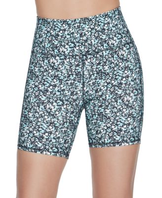 Skechers shorts womens green discount