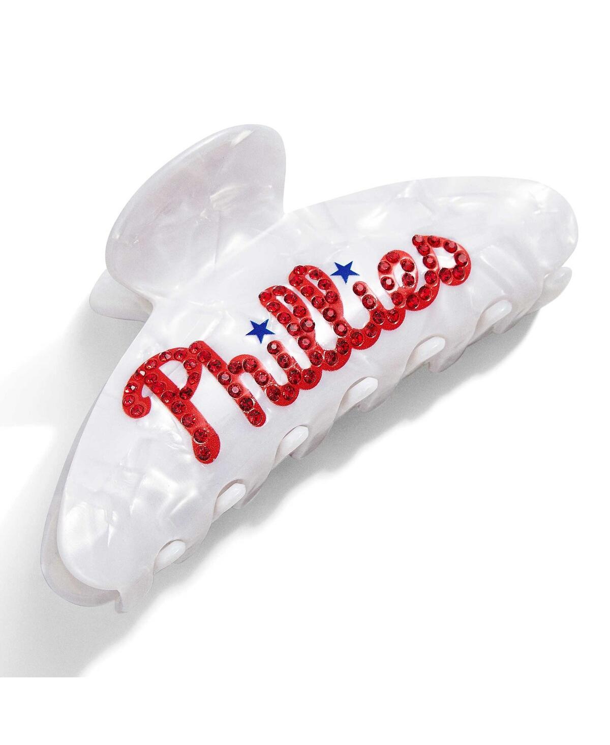Women's Baublebar Philadelphia Phillies Claw Hair Clip - White