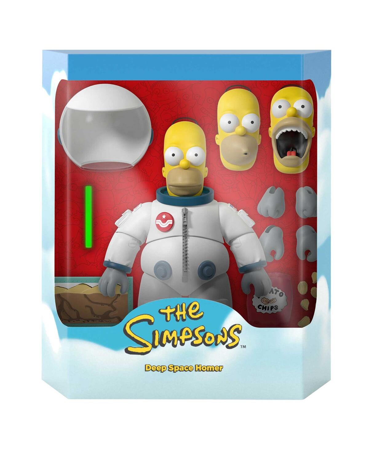 Shop Super 7 Homer Simpson The Simpsons Deep Space Homer Ultimates! Figure In Multi