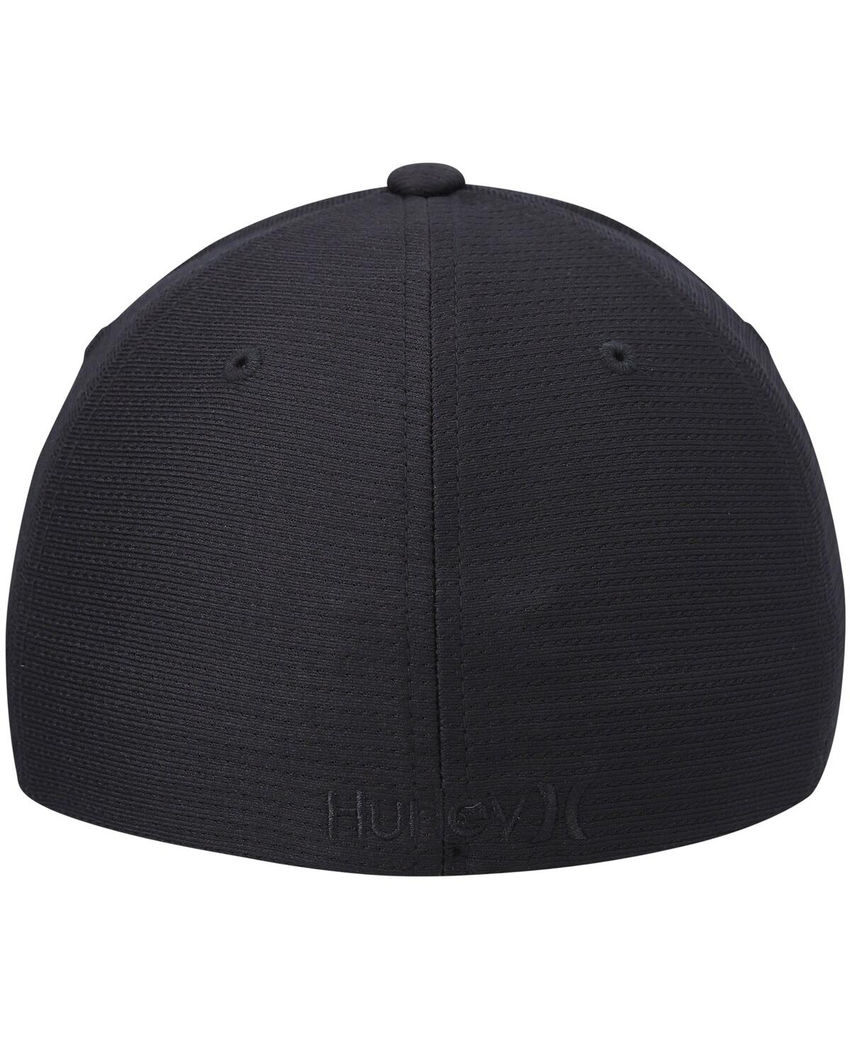 Shop Hurley Men's  Black H2o-dri Pismo Flex Fit Hat