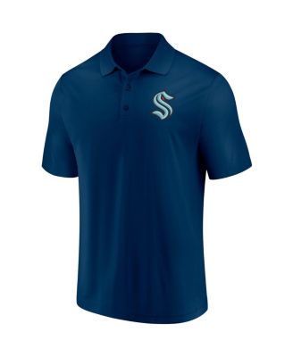 Men's Deep Sea Blue Seattle Kraken Winning Streak Polo Shirt