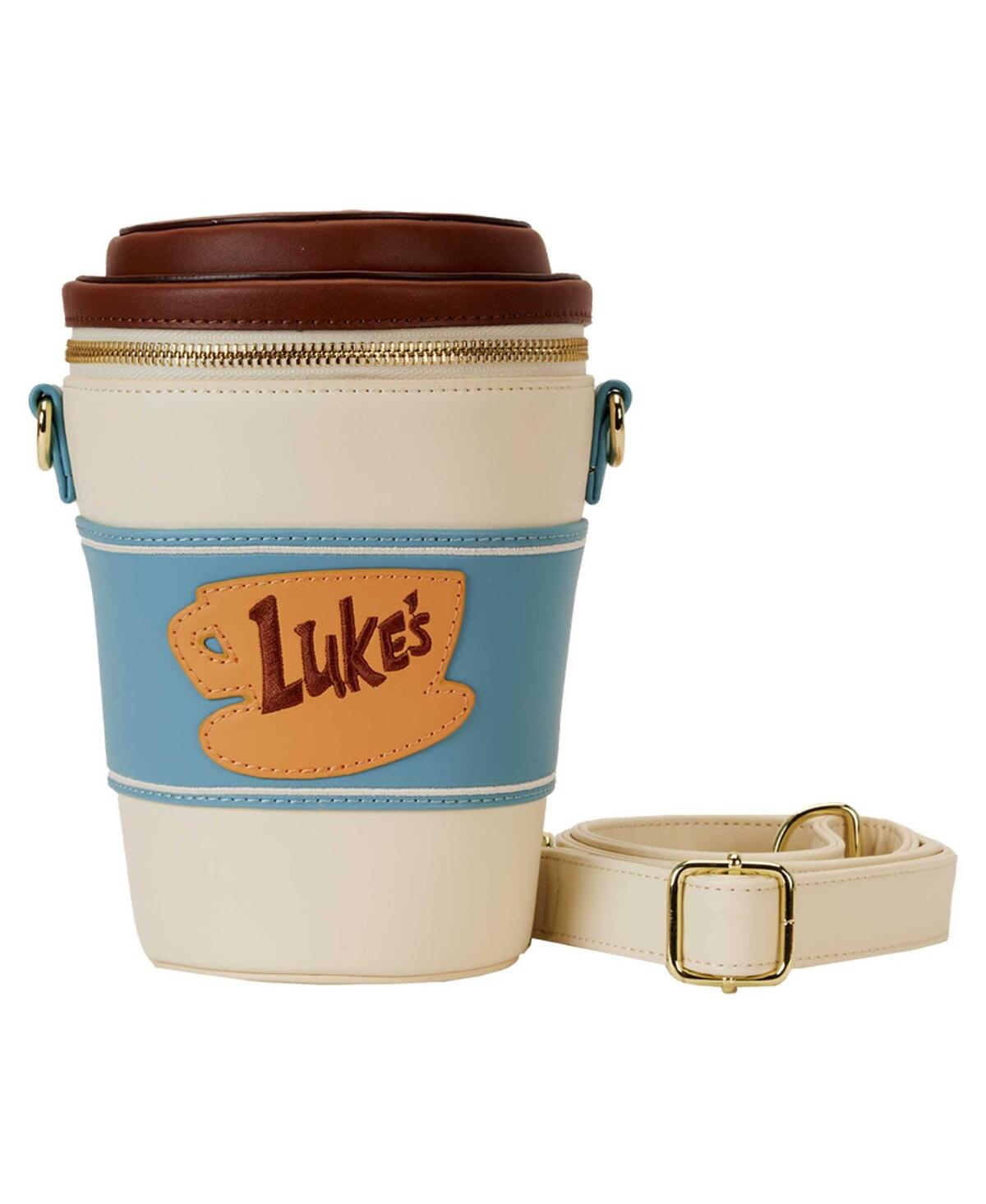Loungefly Men's And Women's  Gilmore Girls Luke's Diner To-go Cup Crossbody Bag In Multi