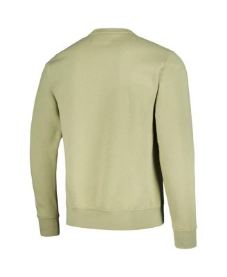 Men's and Women's Olive Looney Tunes Tweety Bird Splatter Horror Pullover Sweatshirt