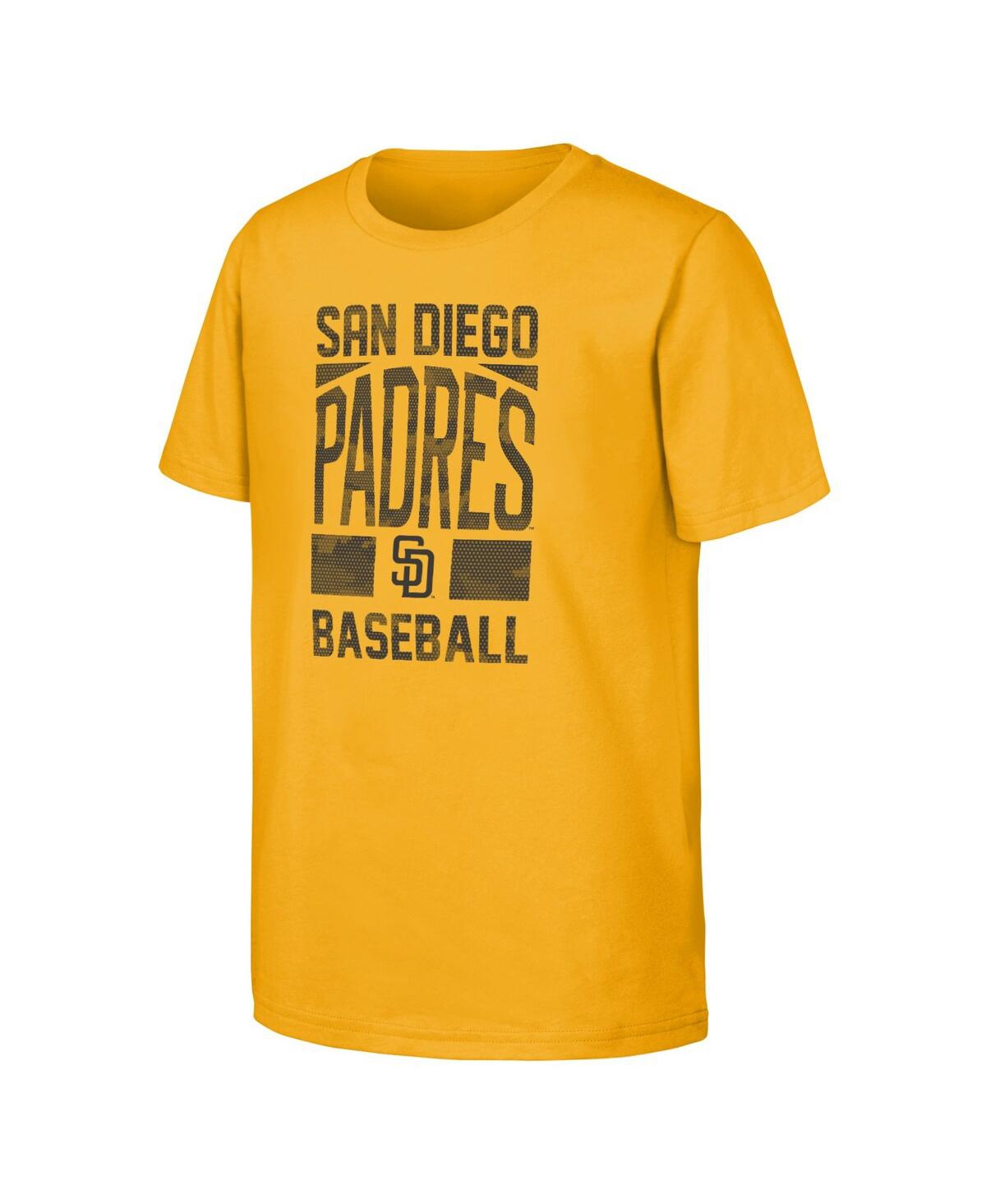 Outerstuff Kids' Big Boys Fanatics Gold San Diego Padres Season Ticket T-shirt