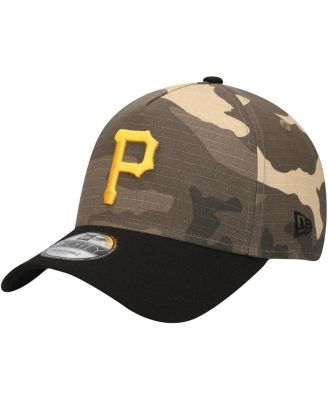 Men's Pittsburgh Pirates Camo Crown A-Frame 9FORTY Adjustable Hat
