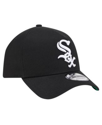 Men's Black Chicago White Sox Team Color A-Frame 9FORTY Adjustable Hat