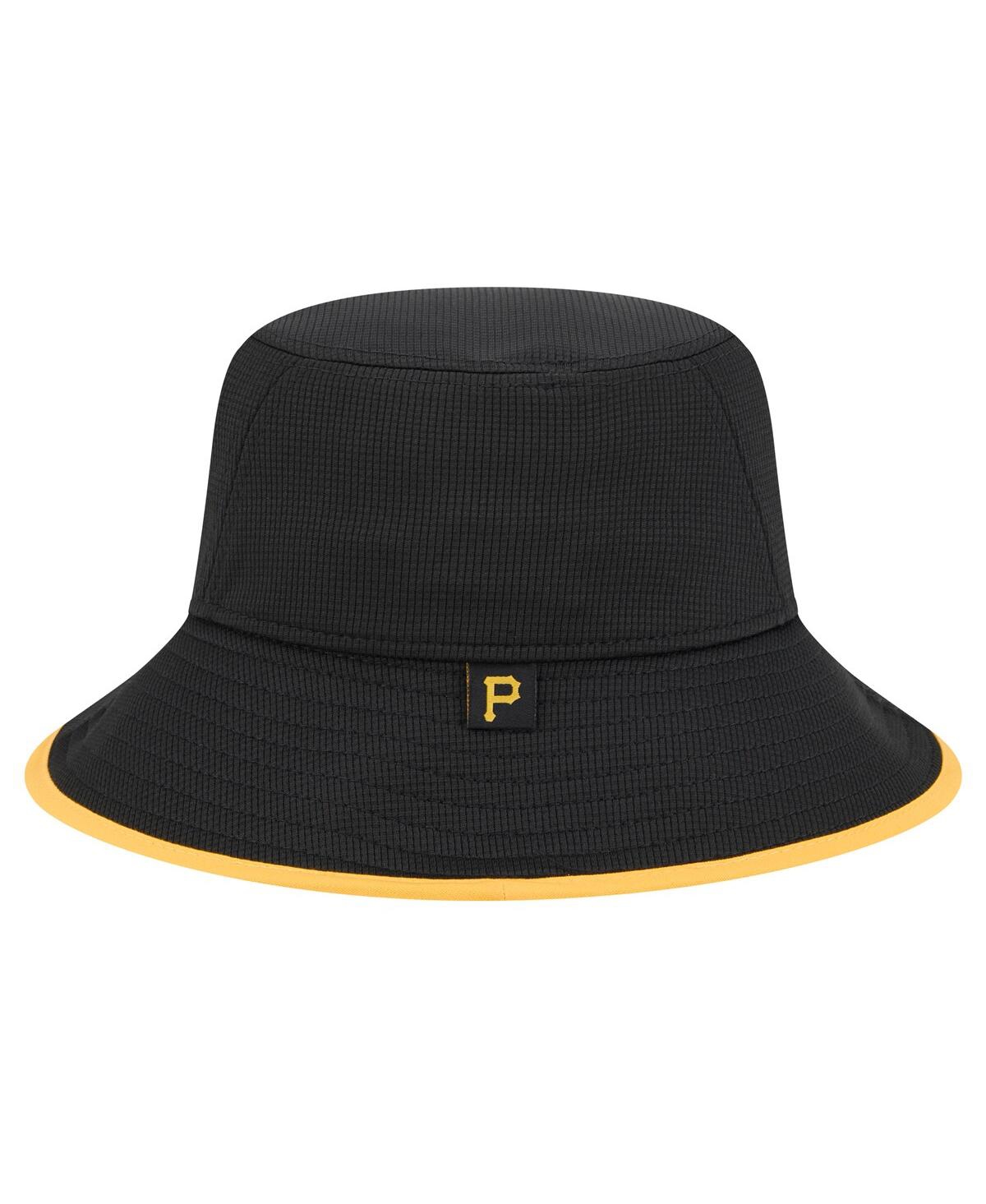 Shop New Era Men's  Black Pittsburgh Pirates Game Day Bucket Hat