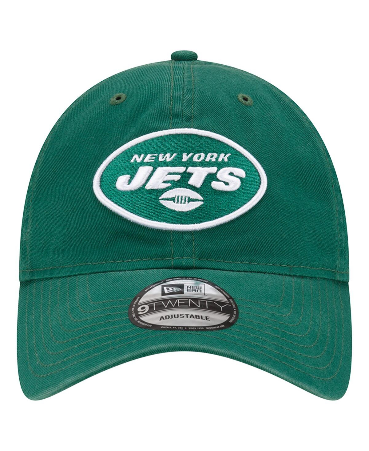 Shop New Era Men's  Green New York Jets Distinct 9twenty Adjustable Hat