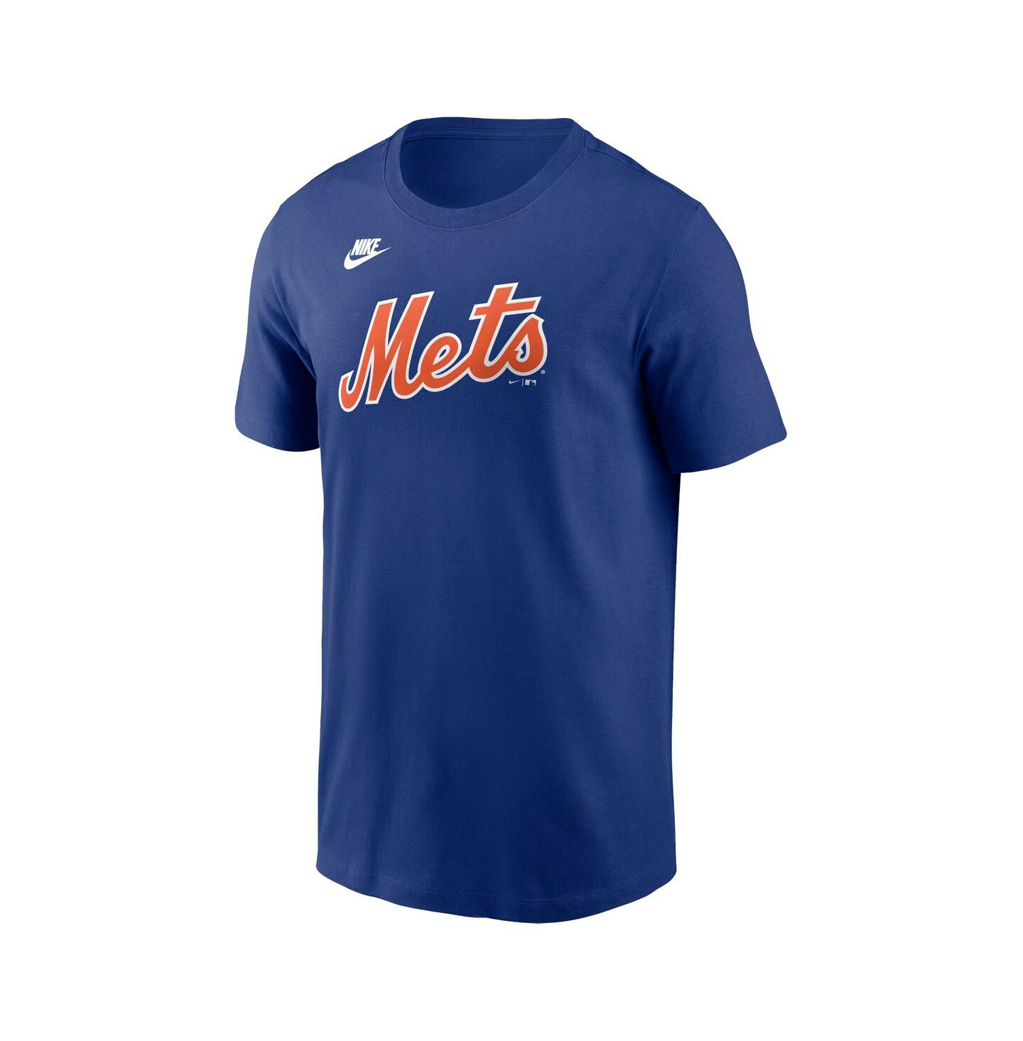 Мужская футболка Nike Darryl Strawberry Royal New York Mets Fuse Name and Number — фото 2
