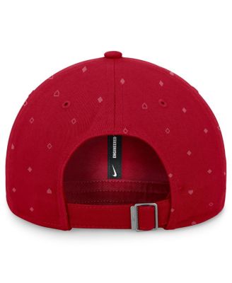 Men's Red St. Louis Cardinals Primetime Print Club Adjustable Hat