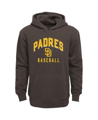 Baby Boys and Girls Brown, Heather Gray San Diego Padres Play by Play Pullover Hoodie and Pants Set