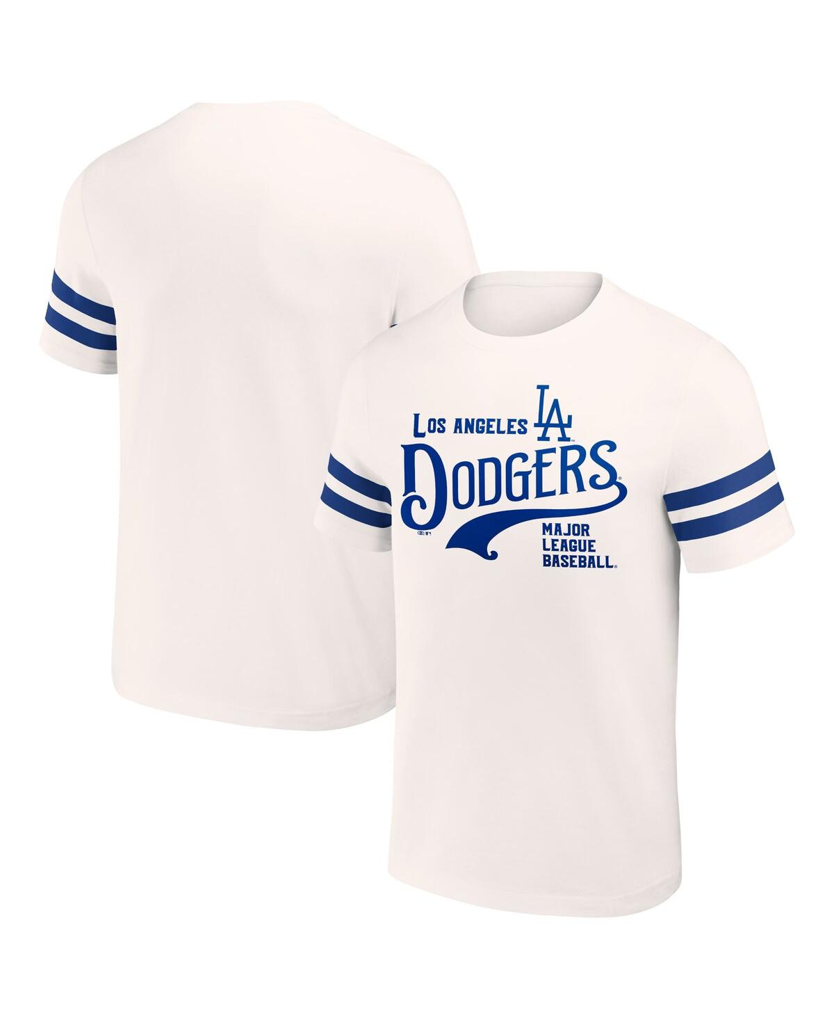 Fanatics Men's Darius Rucker Collection By  Cream Distressed Los Angeles Dodgers Yarn Dye Vintage-lik