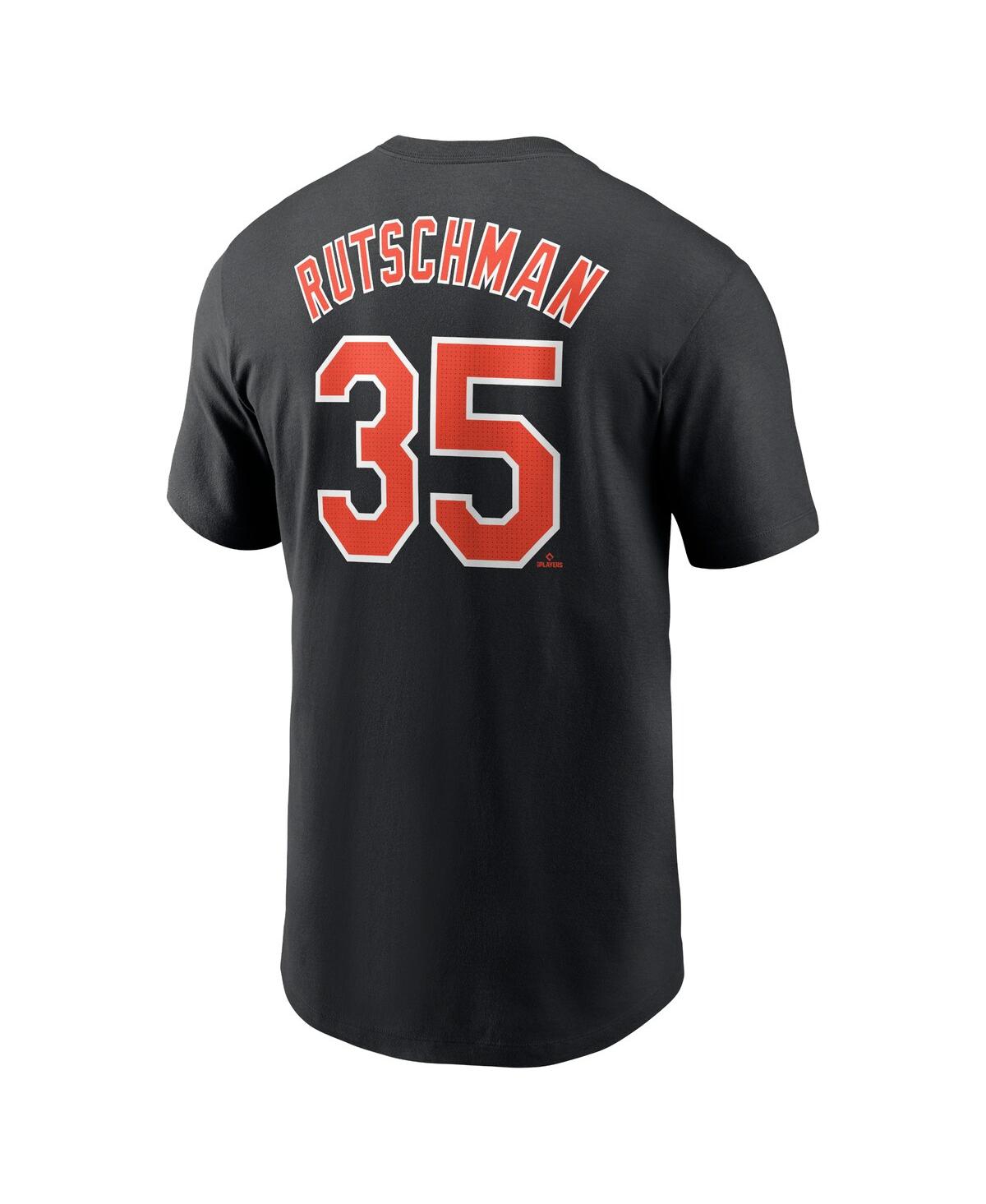Men's Nike Adley RutschmanBaltimore Orioles Fuse Name and Number T-shirt - Black
