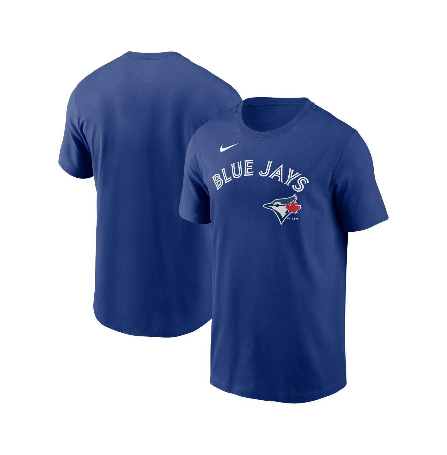 Мужская футболка Nike Royal Toronto Blue Jays Fuse Wordmark — фото 1
