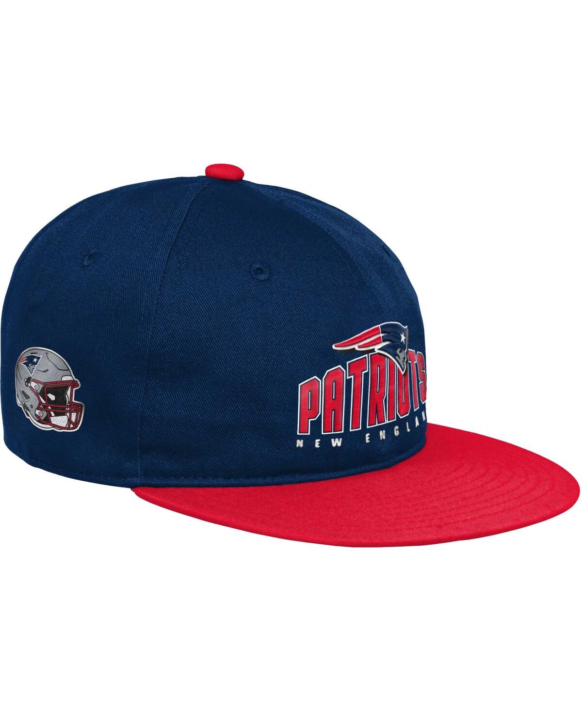 Outerstuff Youth Boys And Girls Navy New England Patriots Legacy Deadstock Snapback Hat In Navy