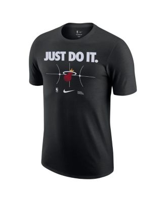 Men's Black Miami Heat Just Do It T-shirt
