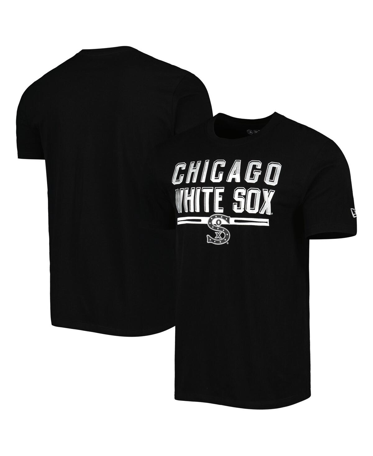 Shop New Era Men's  Black Chicago White Sox Batting Practice T-shirt