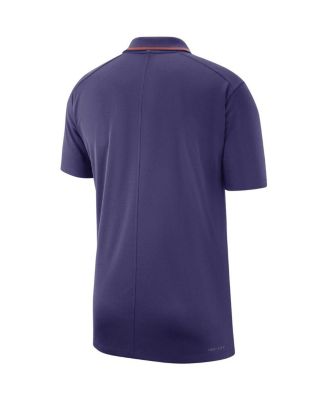 Men's Purple Clemson Tigers 2023 Coaches Performance Polo Shirt