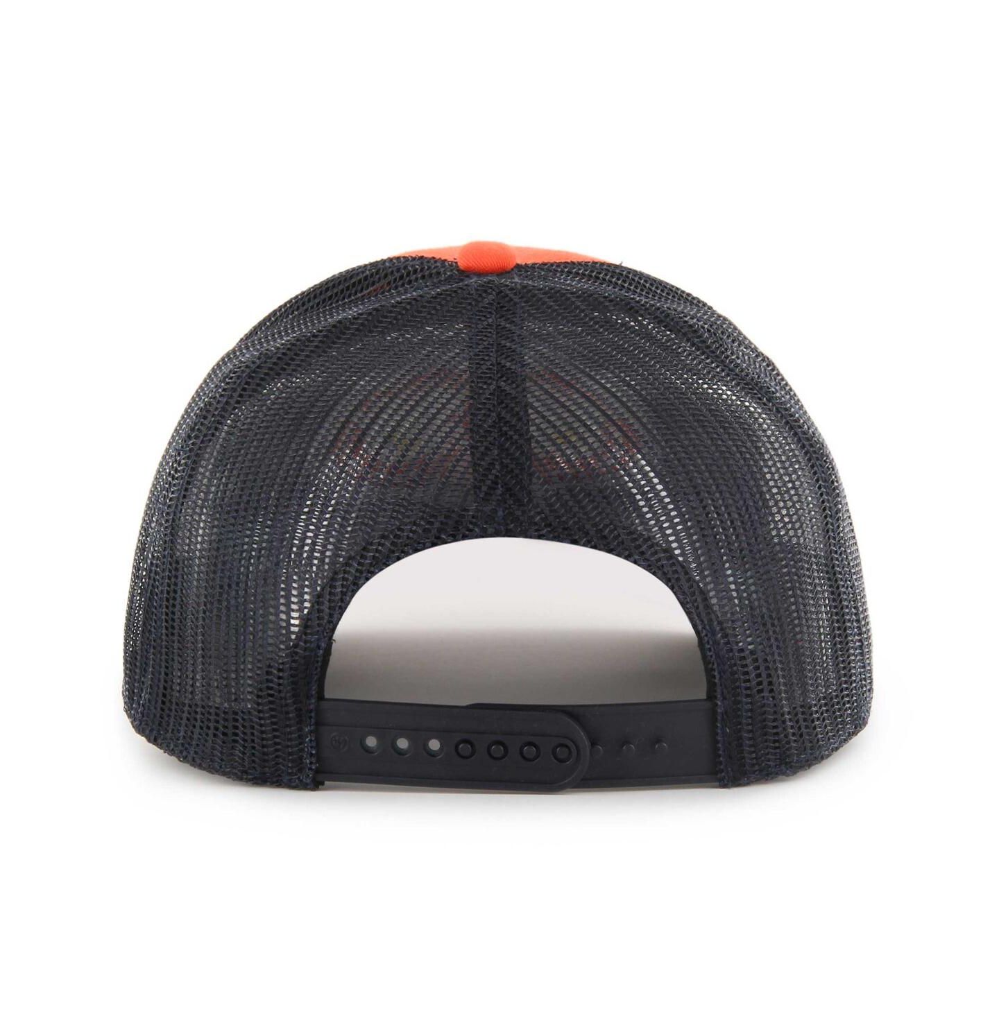 Мужская кепка '47 Brand Orange Auburn Tigers Trucker Adjustable Hat — фото 2
