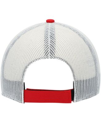 Youth Boys and Girls Red, White Tampa Bay Buccaneers Adjustable Trucker Hat