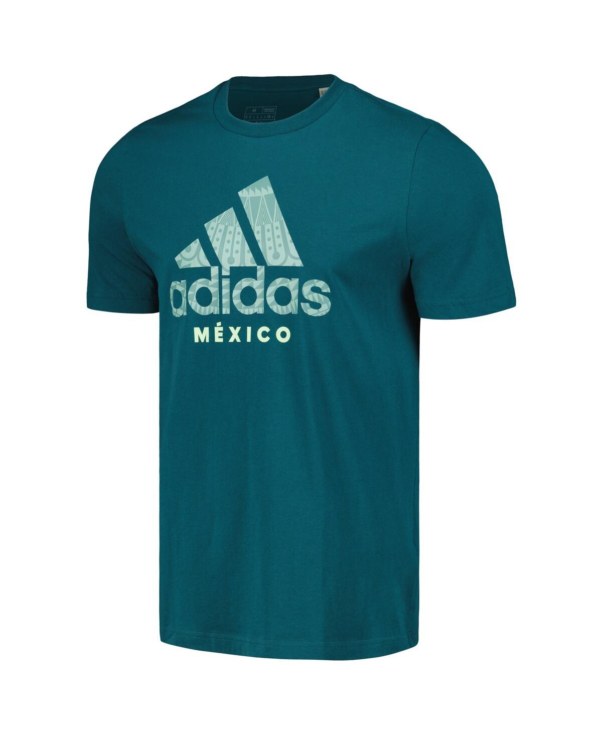 Shop Adidas Originals Men's Adidas Green Mexico National Team Dna Graphic T-shirt