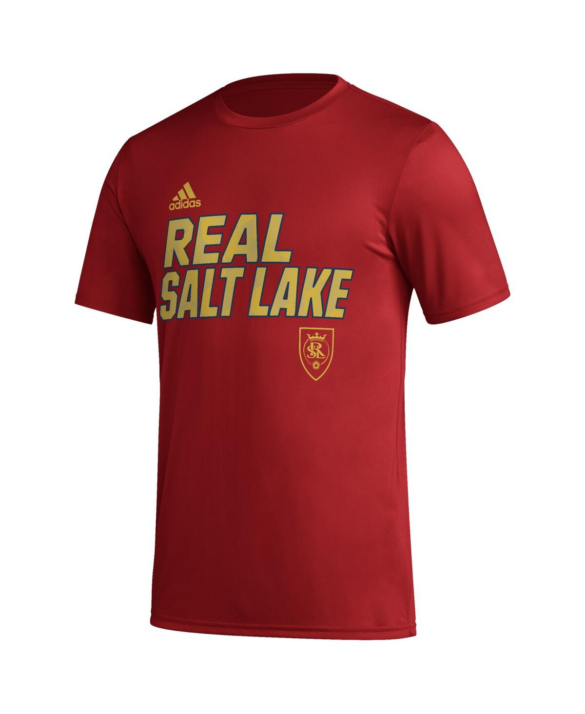 Men's adidasReal Salt Lake Team Jersey Hook Aeroready T-shirt - Red
