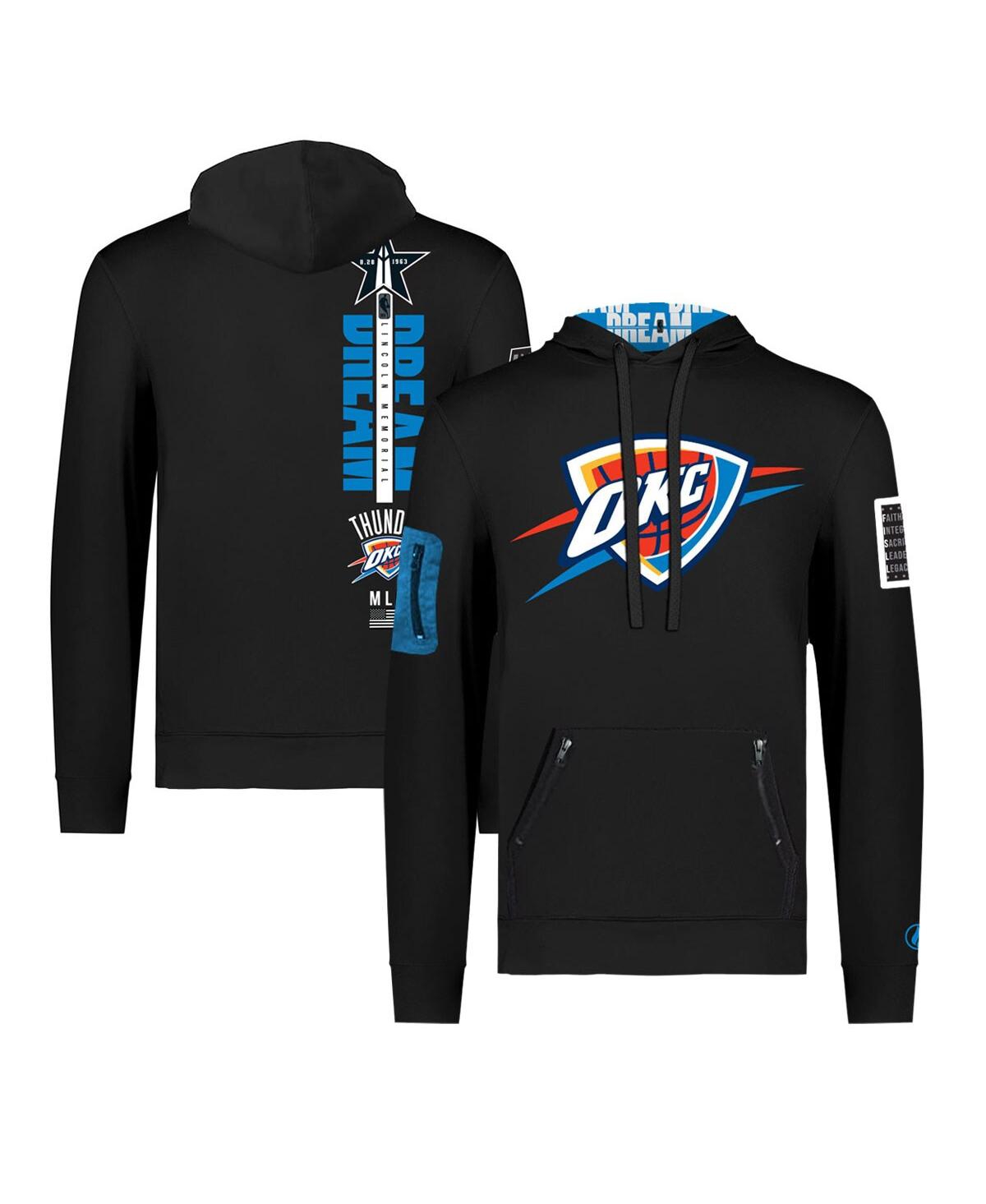 Men's and Women's Fisll x Black History Collection Black Oklahoma City Thunder Pullover Hoodie - Black