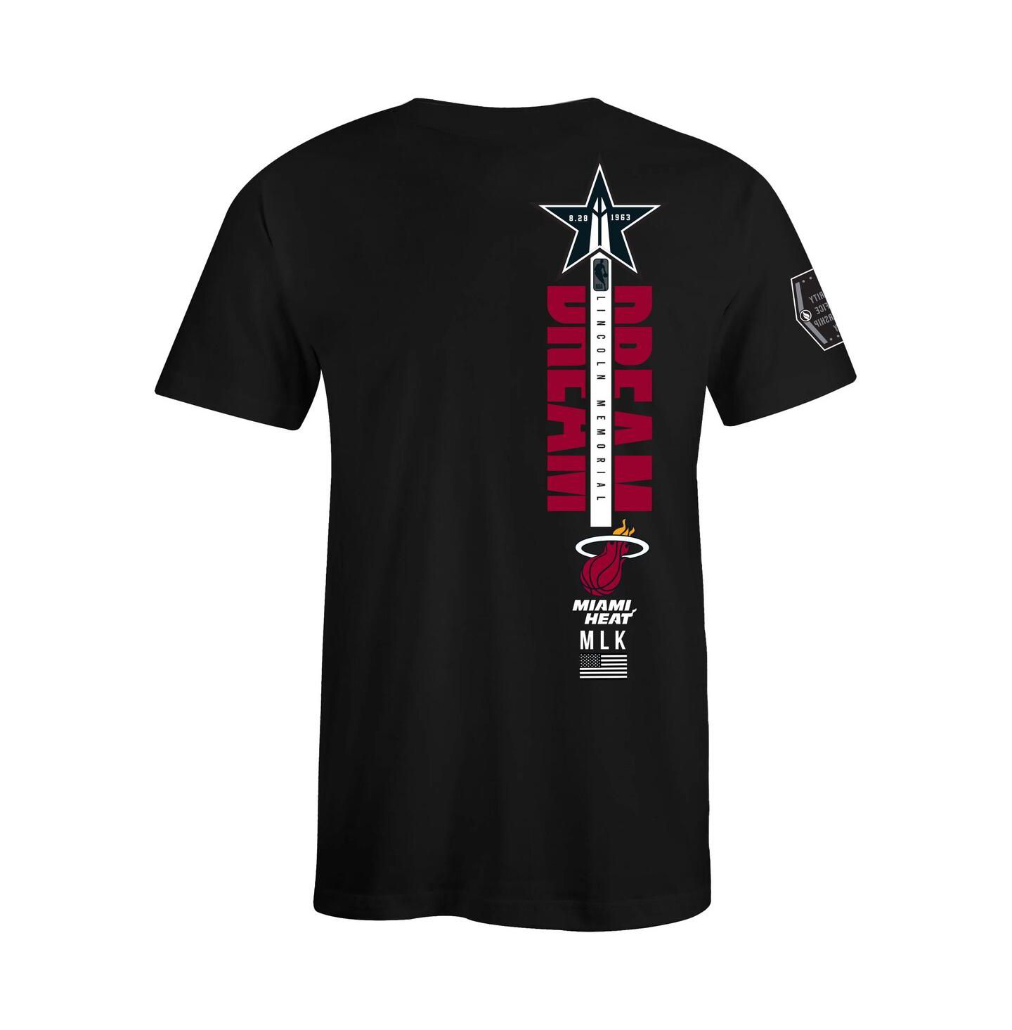 Футболка FISLL x Black History Collection Black Miami Heat — фото 2