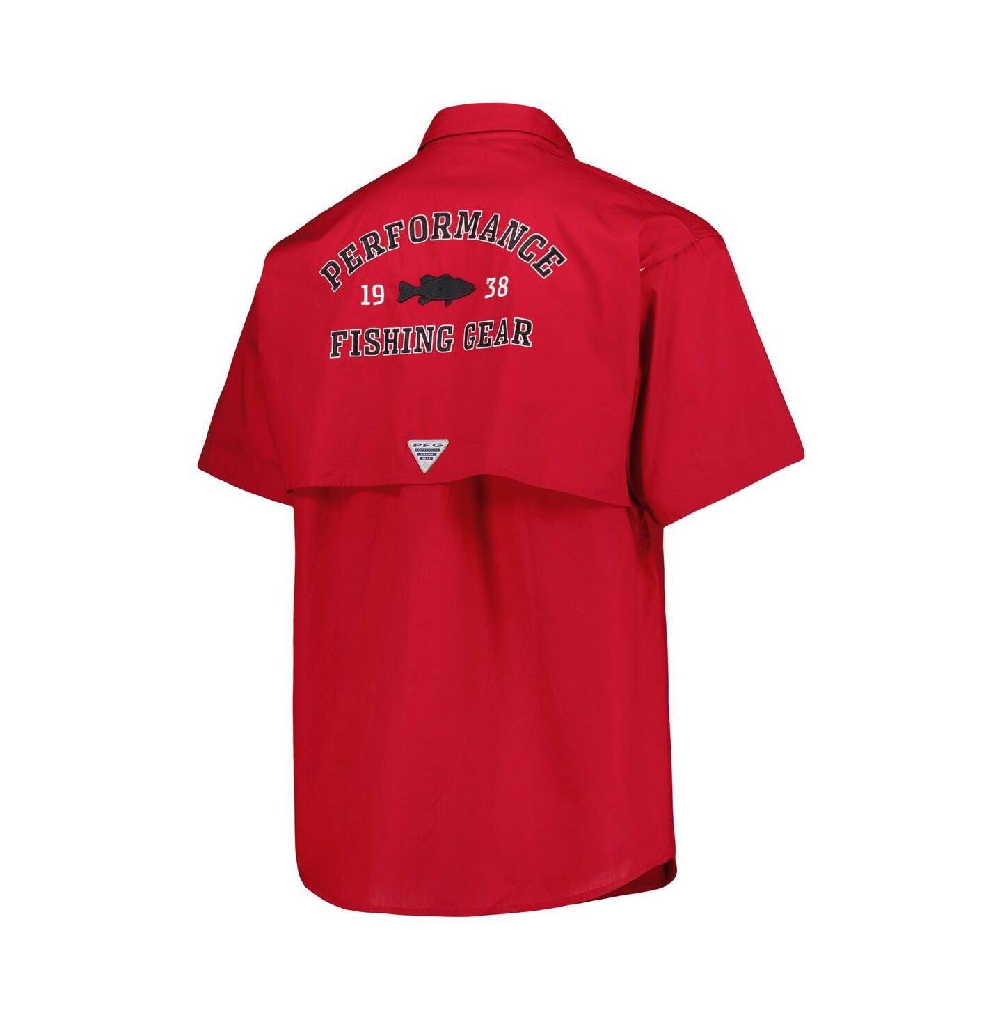 Мужская рубашка Columbia Crimson Oklahoma Sooners Bonehead Button-Up — фото 3