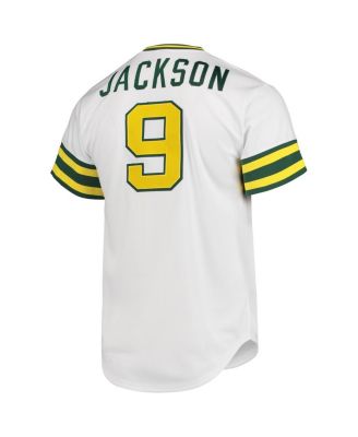 Men's Reggie Jackson White Oakland Athletics 1972 Cooperstown Collection Authentic Jersey