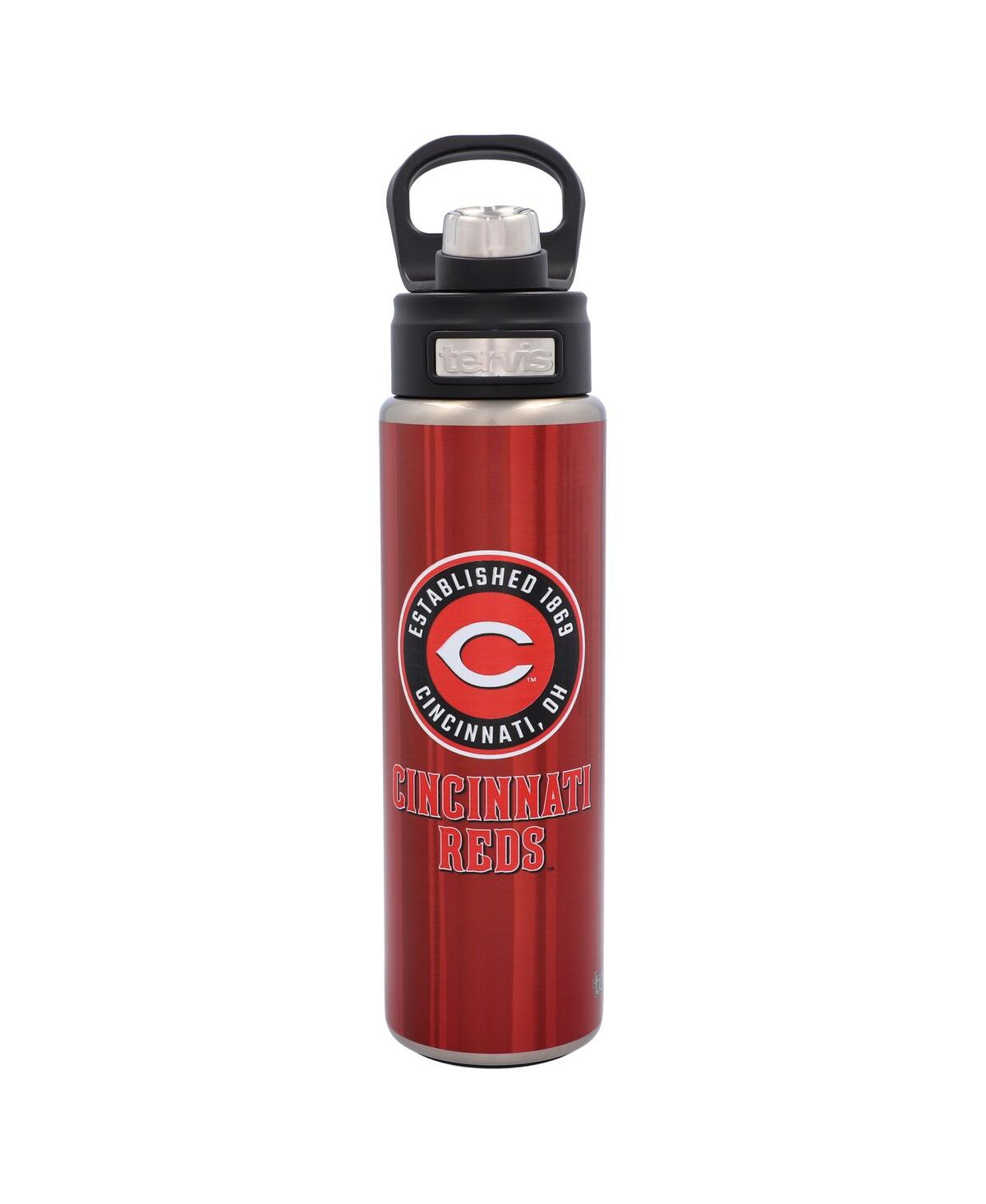 Cincinnati Reds 24 Oz All In Wide Mouth Water Bottle - Multi