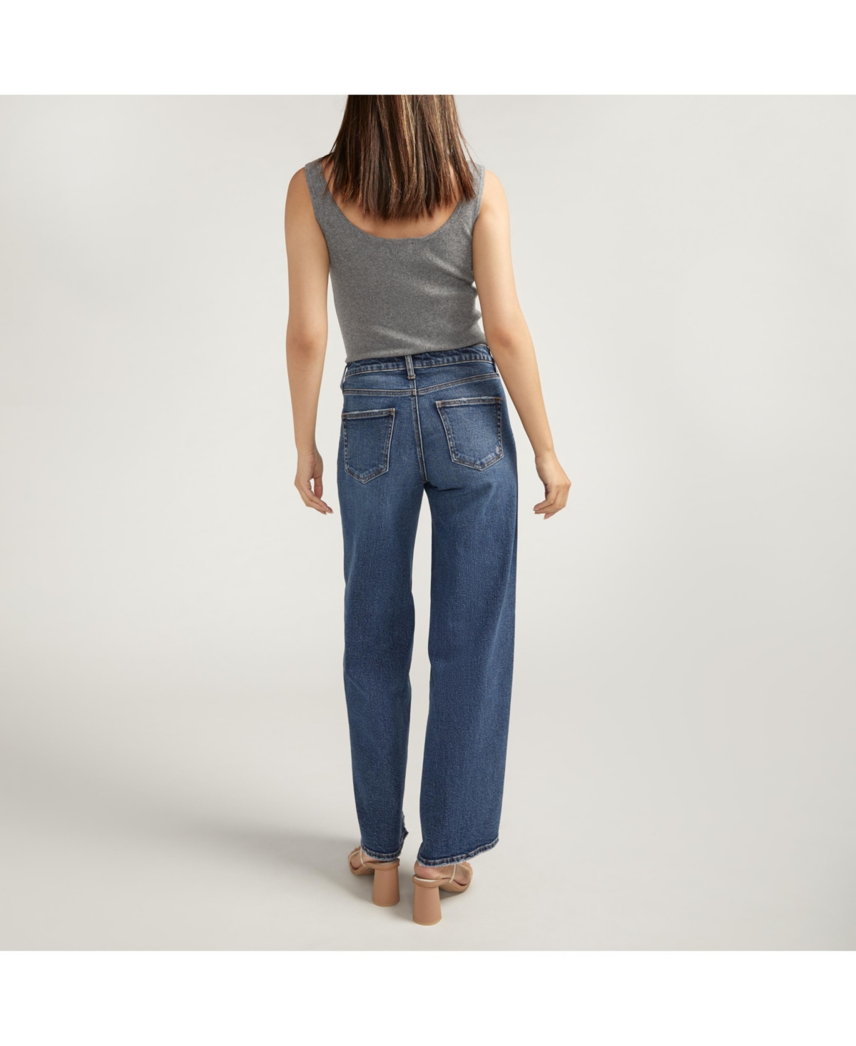 Shop Silver Jeans Co. Suki Mid Rise Wide Leg Jeans In Indigo