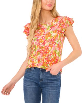 ACEWIN Floral Printed Knit Top (Free Size) 110356