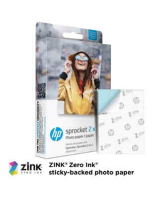 Sprocket Sticky Back Zink Photo Paper 2x3" (50 Sheets) Starter Bundle