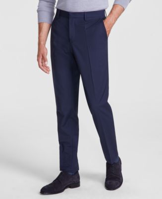 Hugo Boss Men's Slim-Fit Superflex Stretch Solid Suit Pants
