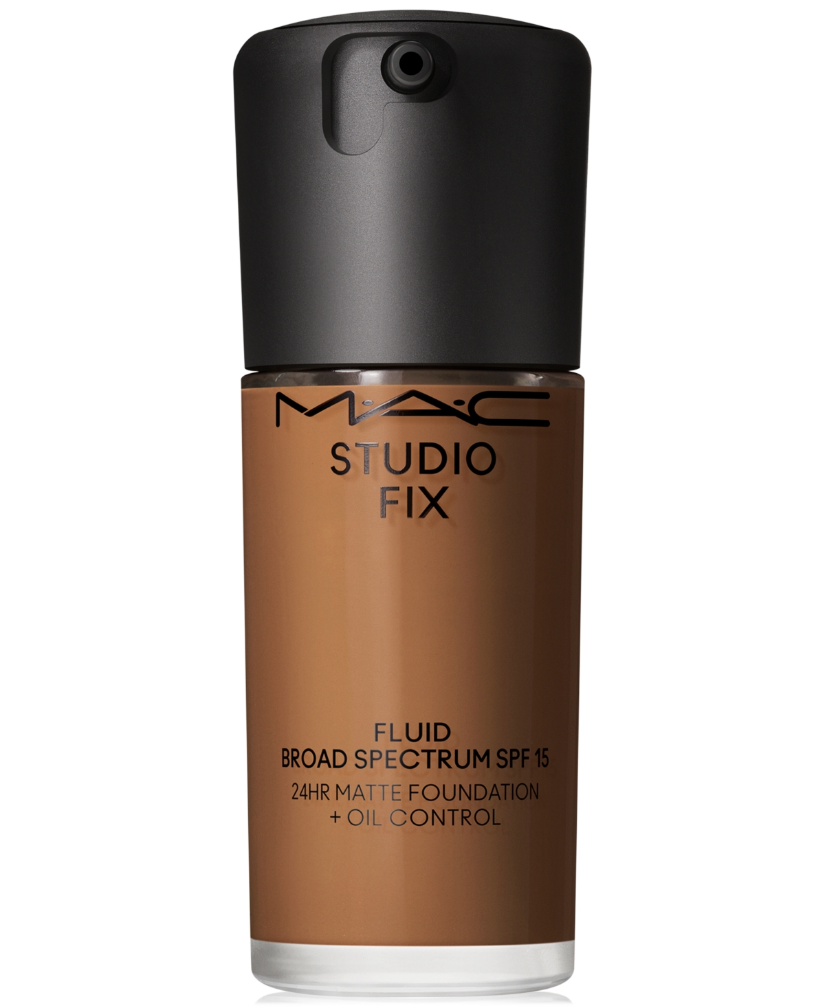 Shop Mac Studio Fix Fluid Spf 15 24hr Matte Foundation + Oil Control, 1 Oz. In Nc (rich Coffee With Neutral Undertone F