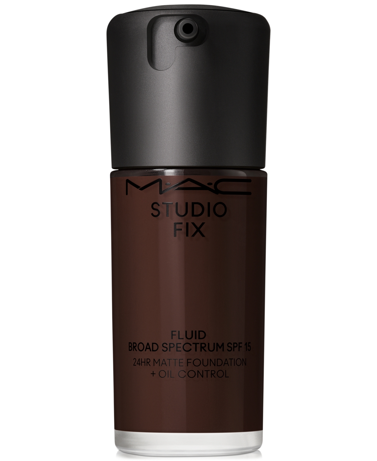 Shop Mac Studio Fix Fluid Spf 15 24hr Matte Foundation + Oil Control, 1 Oz. In Nw (dark Deep Rich Brown With Red Undert